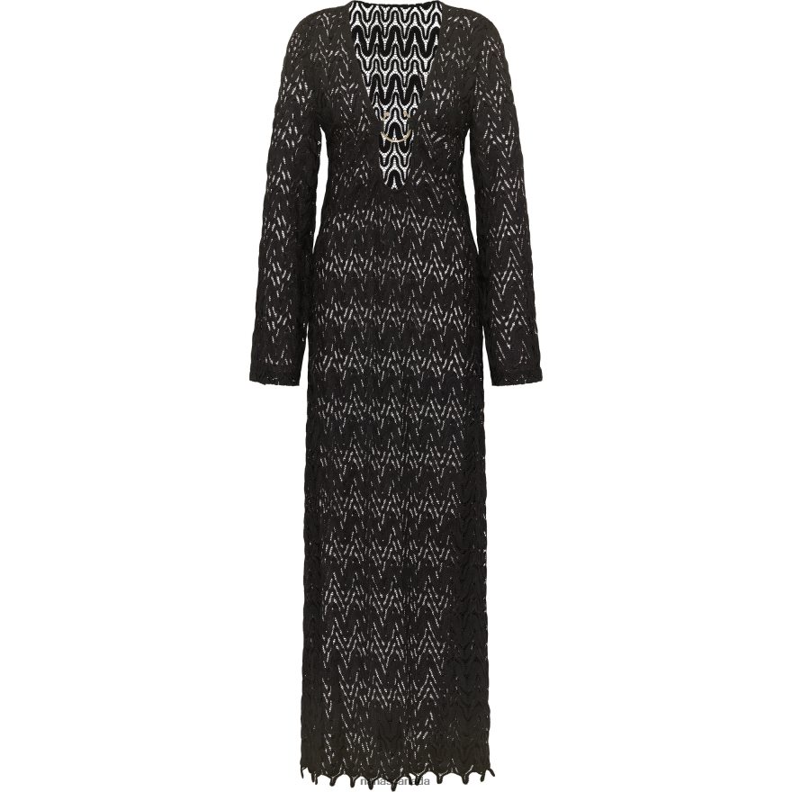 Nana's Canada Black Portofino Maxi Dress V06HD2166