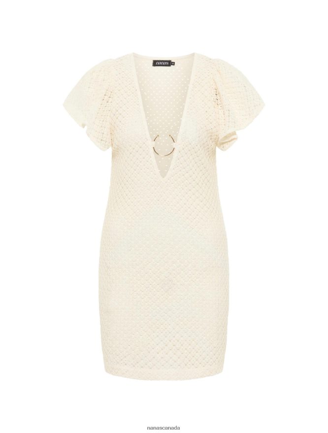 Nana's Canada Ecru Isla Beach Dress V06HD2167
