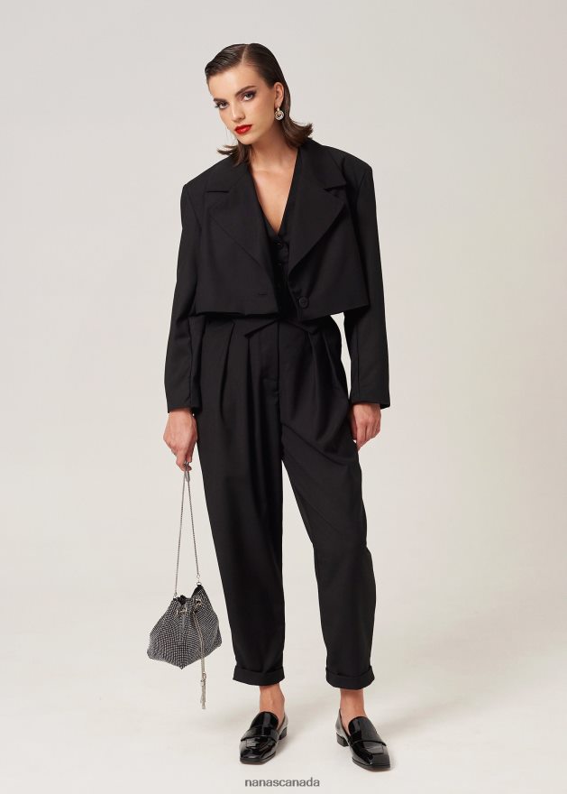 Nana's Canada Black London Blazer V06HD2121