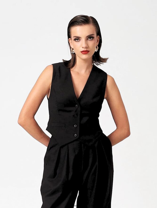 Nana's Canada Black London Vest V06HD2122