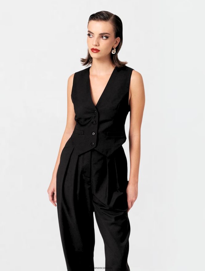 Nana's Canada Black London Vest V06HD2122