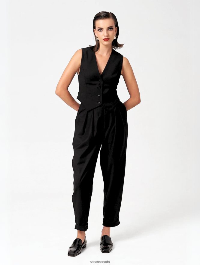 Nana's Canada Black London Vest V06HD2122