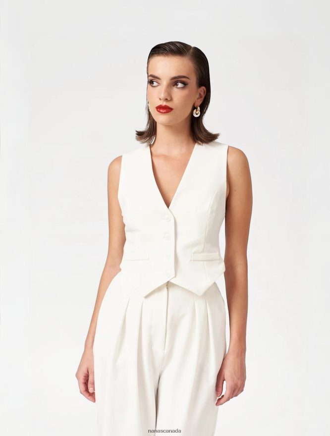 Nana's Canada Ecru London Vest V06HD2119