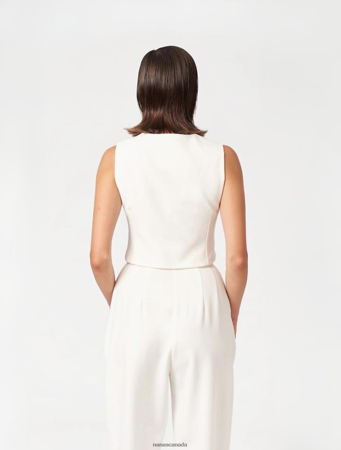 Nana's Canada Ecru London Vest V06HD2119