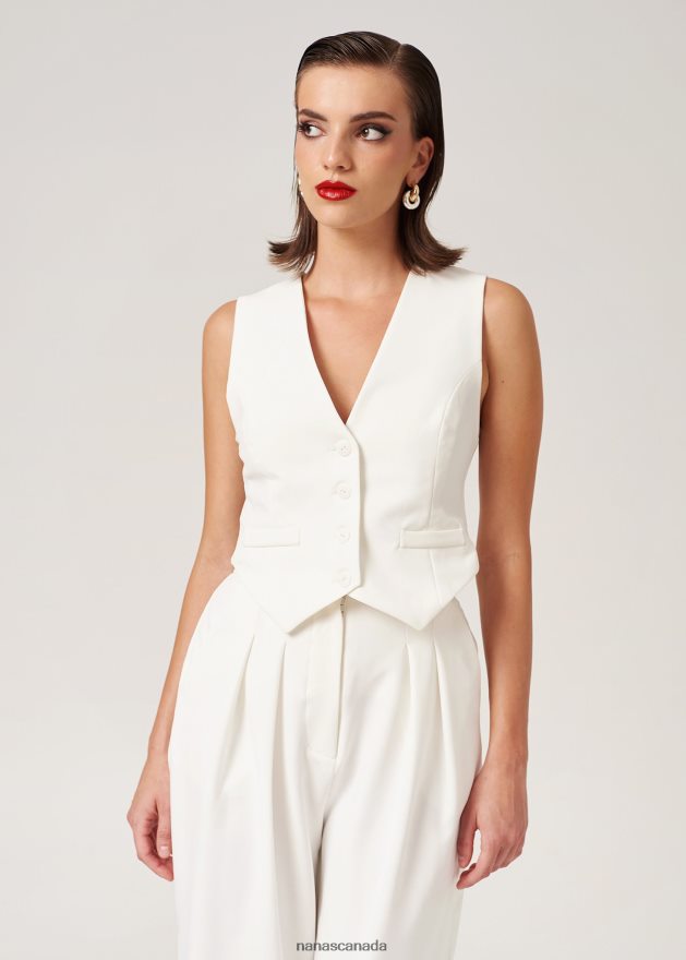 Nana's Canada Ecru London Vest V06HD2119