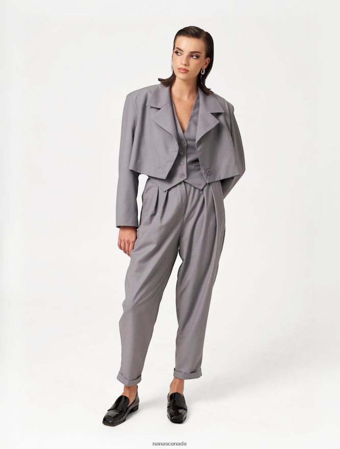 Nana's Canada Grey London Blazer V06HD2115