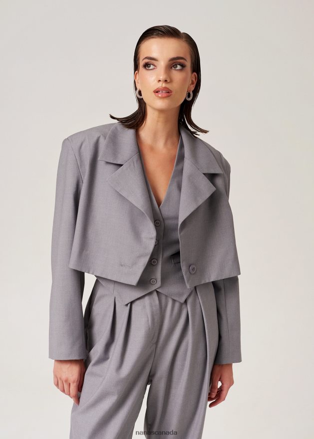 Nana's Canada Grey London Blazer V06HD2115