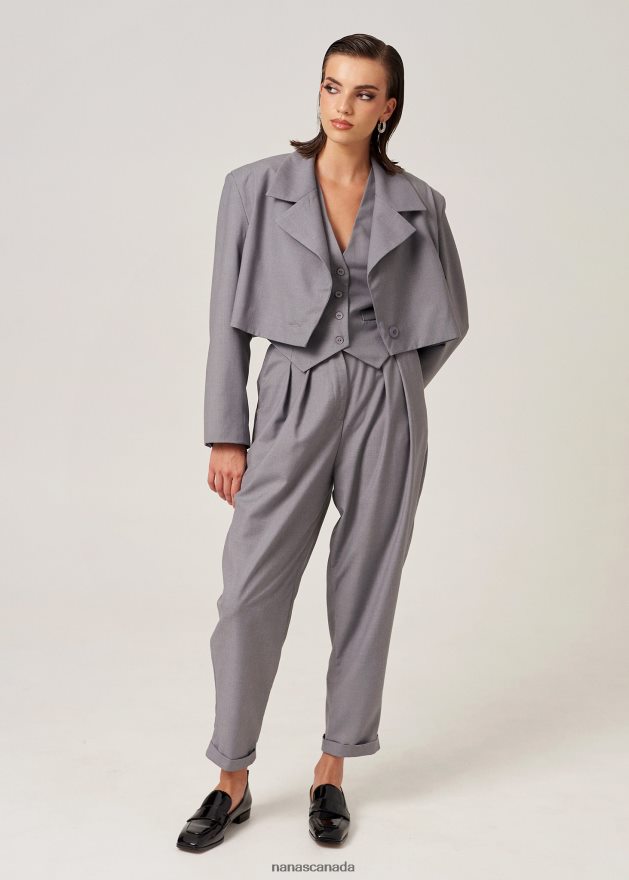 Nana's Canada Grey London Blazer V06HD2115