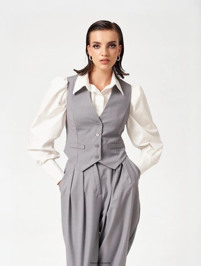 Nana's Canada Grey London Vest V06HD2116
