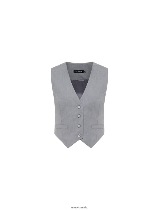 Nana's Canada Grey London Vest V06HD2116