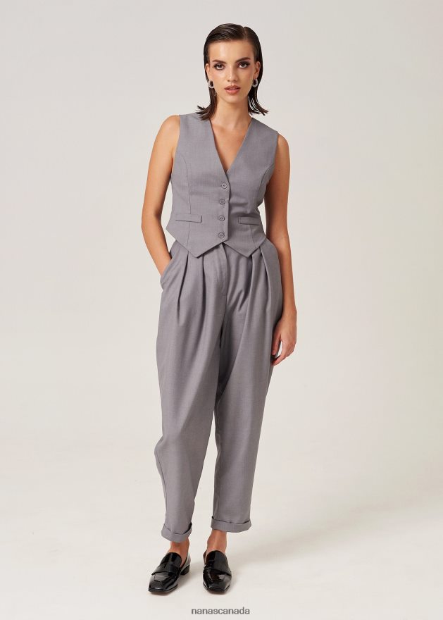 Nana's Canada Grey London Vest V06HD2116