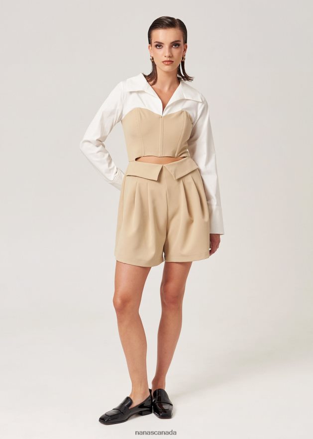 Nana's Canada Beige New York Jumpsuit V06HD2100