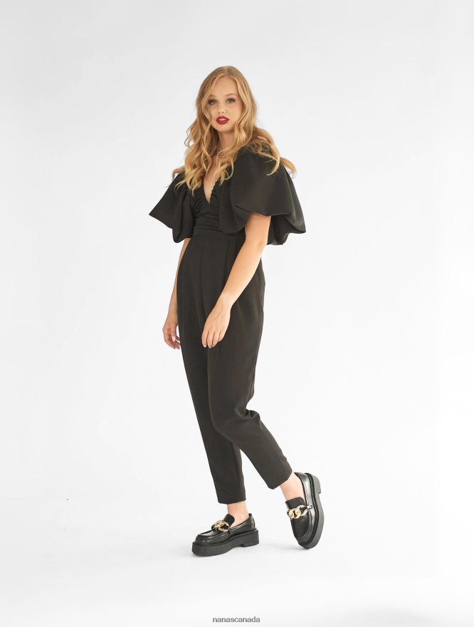 Nana's Canada Black Gaia Jumpsuit V06HD2104