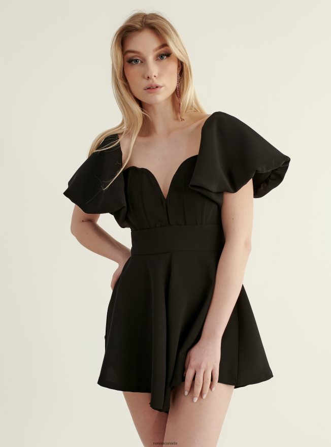 Nana's Canada Black Grace Jumpsuit V06HD297