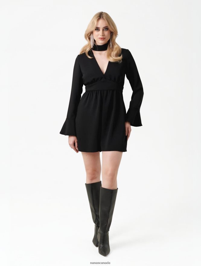 Nana's Canada Black Lover Jumpsuit V06HD295