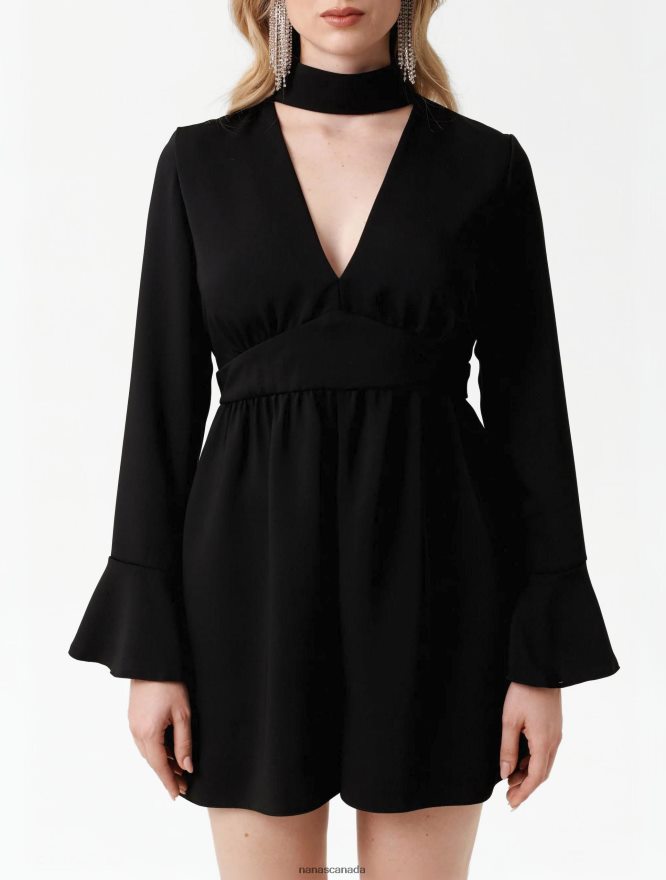 Nana's Canada Black Lover Jumpsuit V06HD295