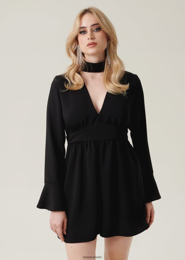 Nana's Canada Black Lover Jumpsuit V06HD295