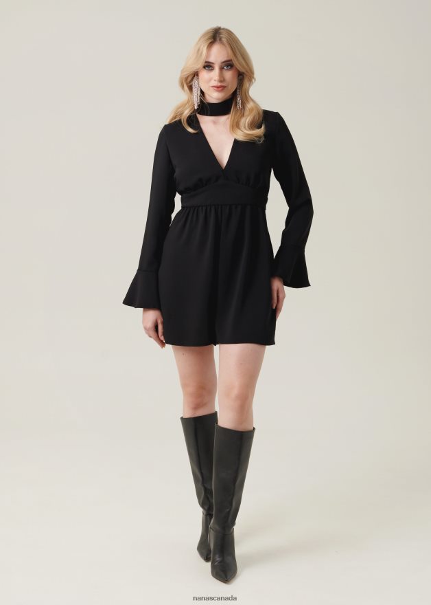 Nana's Canada Black Lover Jumpsuit V06HD295