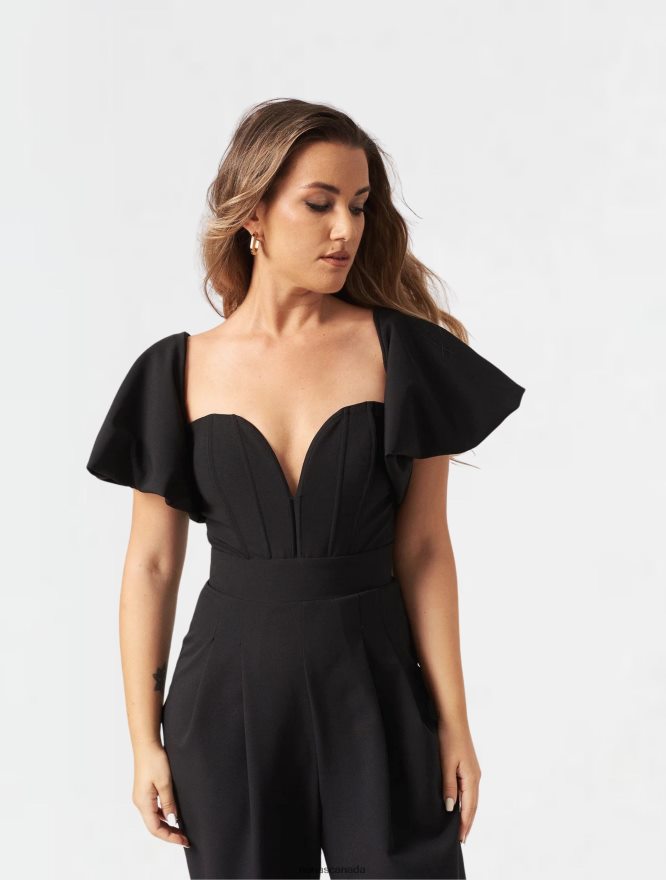 Nana's Canada Black Zoe Jumpsuit V06HD299