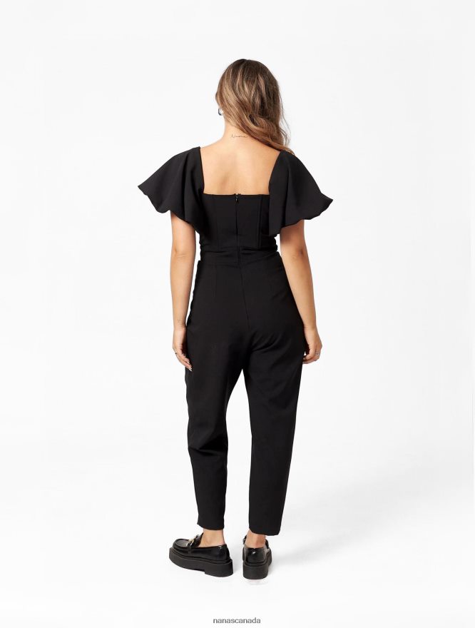Nana's Canada Black Zoe Jumpsuit V06HD299