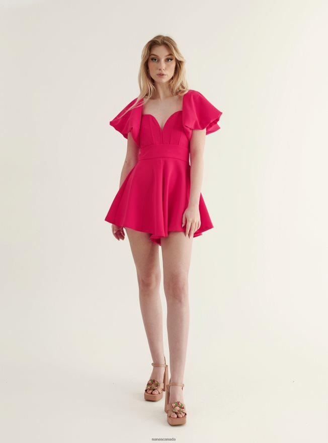 Nana's Canada Pink Grace Jumpsuit V06HD298