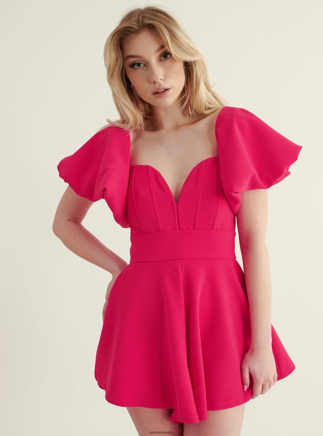 Nana's Canada Pink Grace Jumpsuit V06HD298