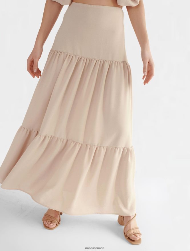 Nana's Canada Beige Marbella Skirt V06HD2136