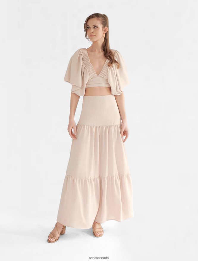 Nana's Canada Beige Marbella Skirt V06HD2136