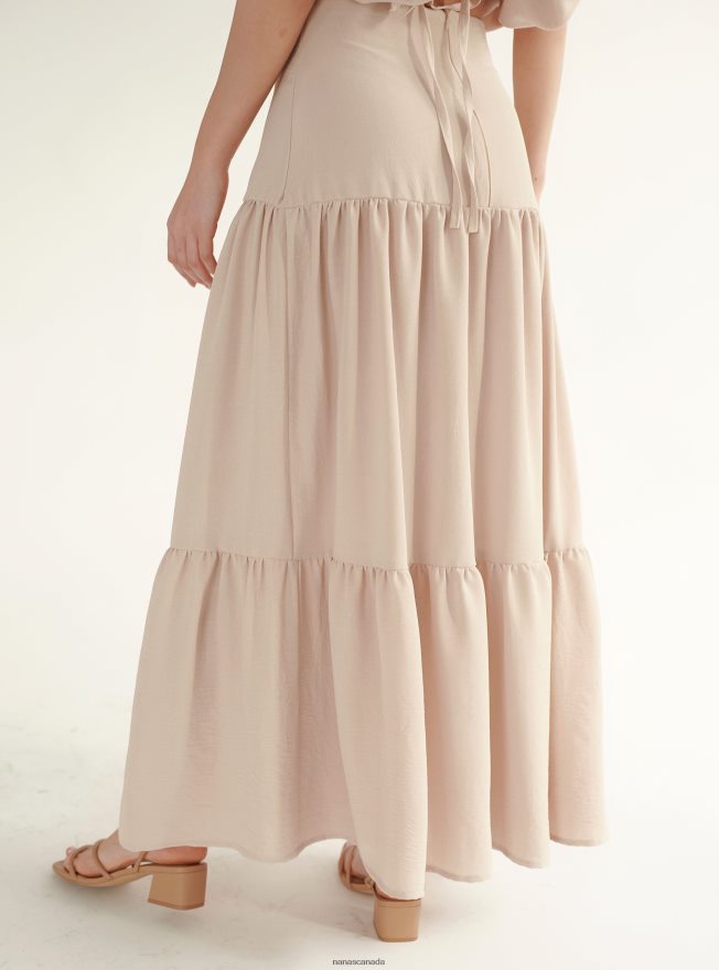 Nana's Canada Beige Marbella Skirt V06HD2136