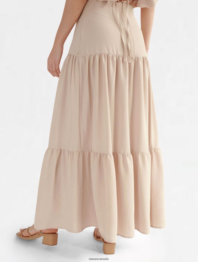 Nana's Canada Beige Marbella Skirt V06HD2136