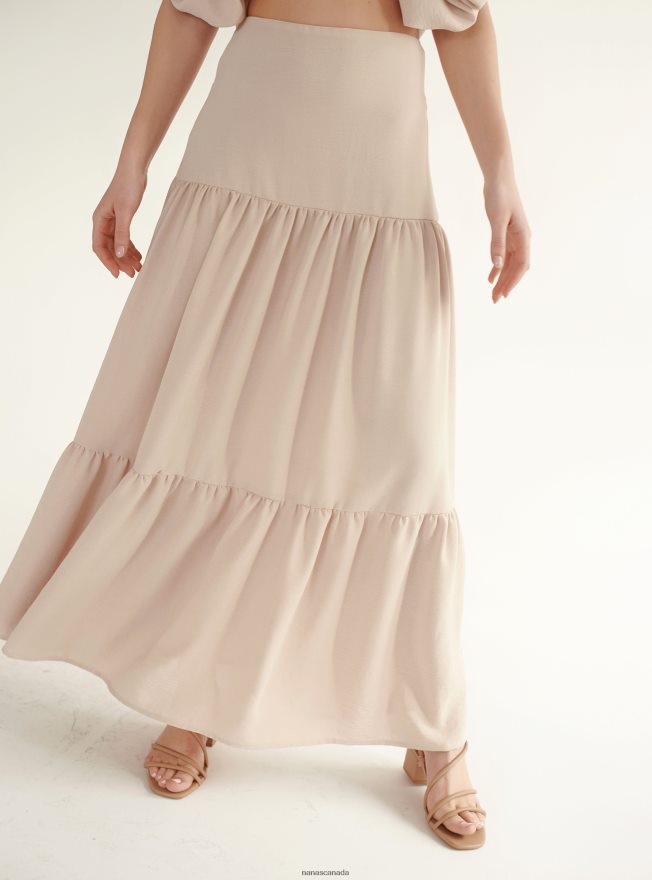 Nana's Canada Beige Marbella Skirt V06HD2136