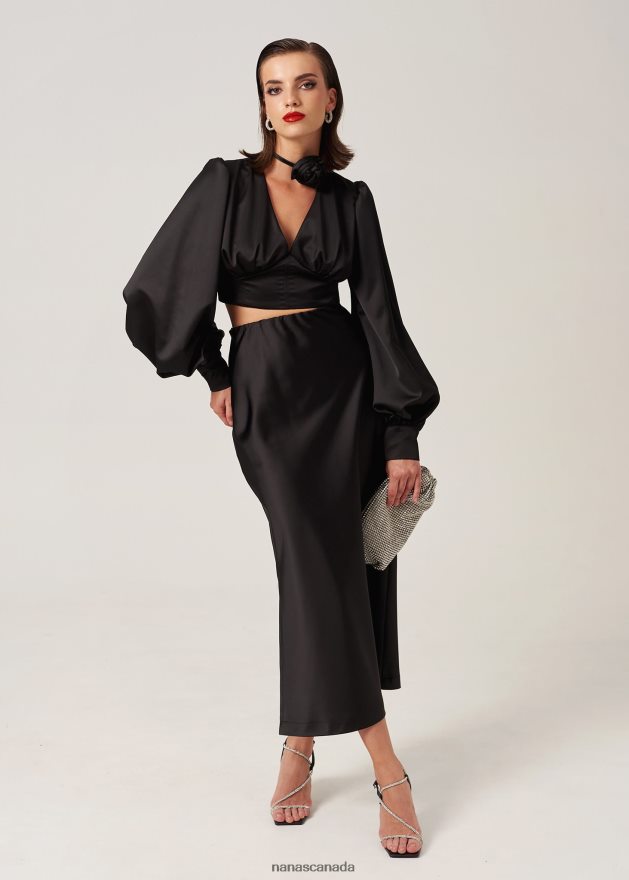 Nana's Canada Black Alina Skirt V06HD2114