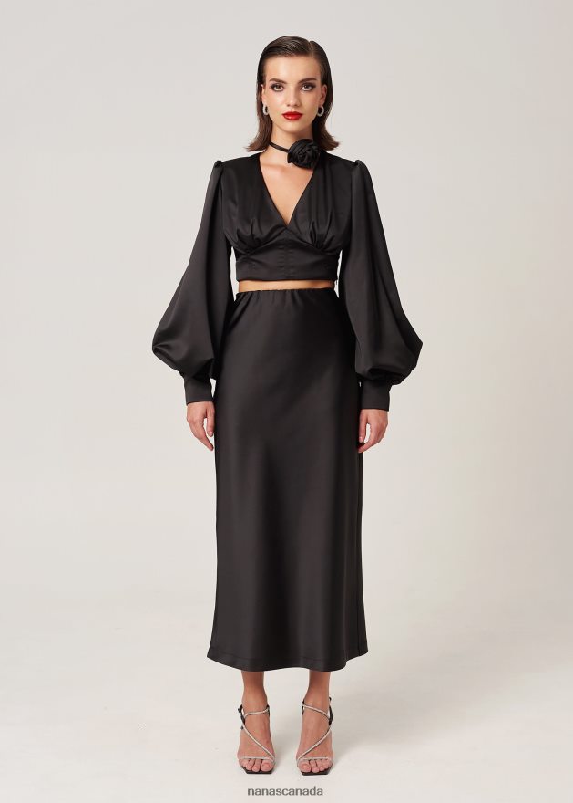 Nana's Canada Black Alina Skirt V06HD2114