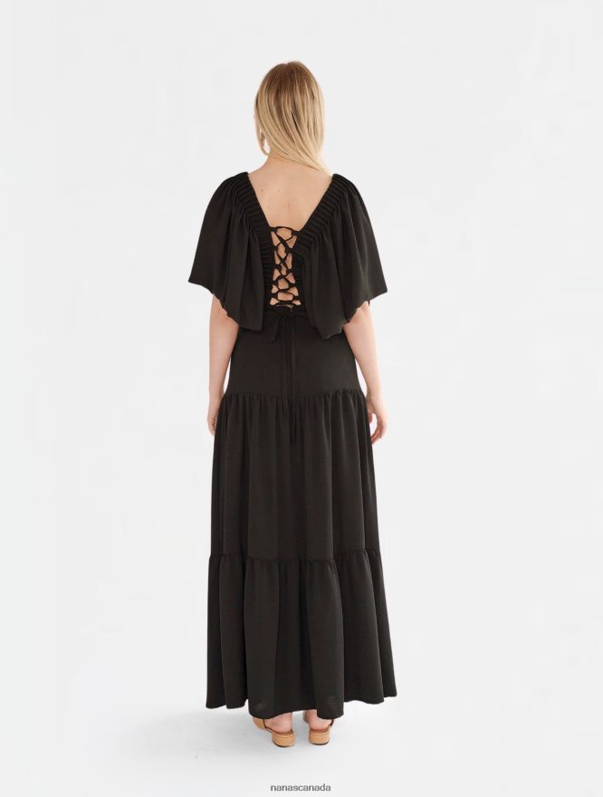 Nana's Canada Black Marbella Skirt V06HD2138