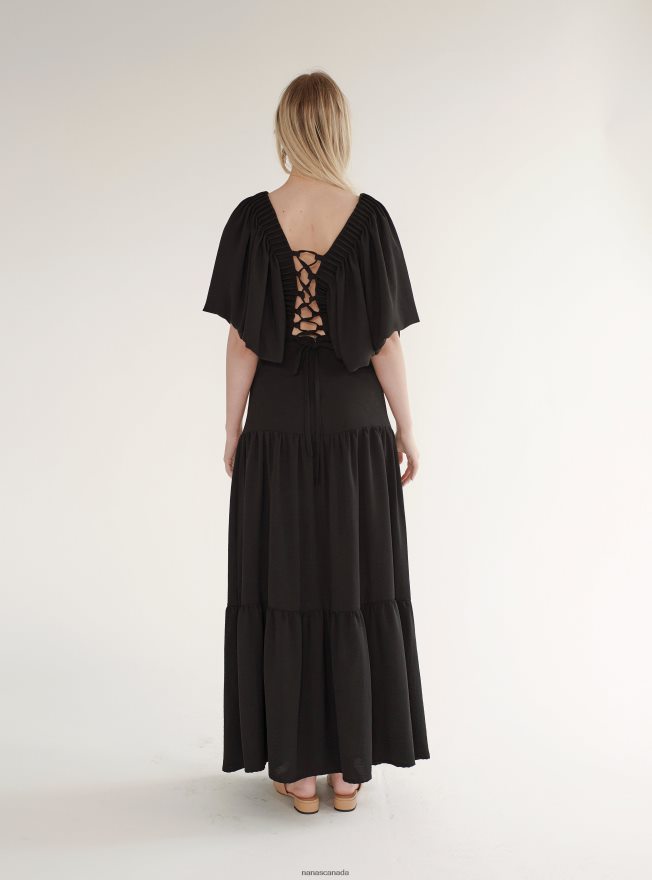 Nana's Canada Black Marbella Skirt V06HD2138