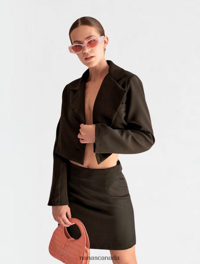 Nana's Canada Black Mollie Skirt V06HD2144