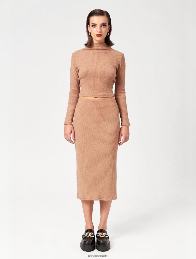 Nana's Canada Camel Maya Skirt V06HD2156