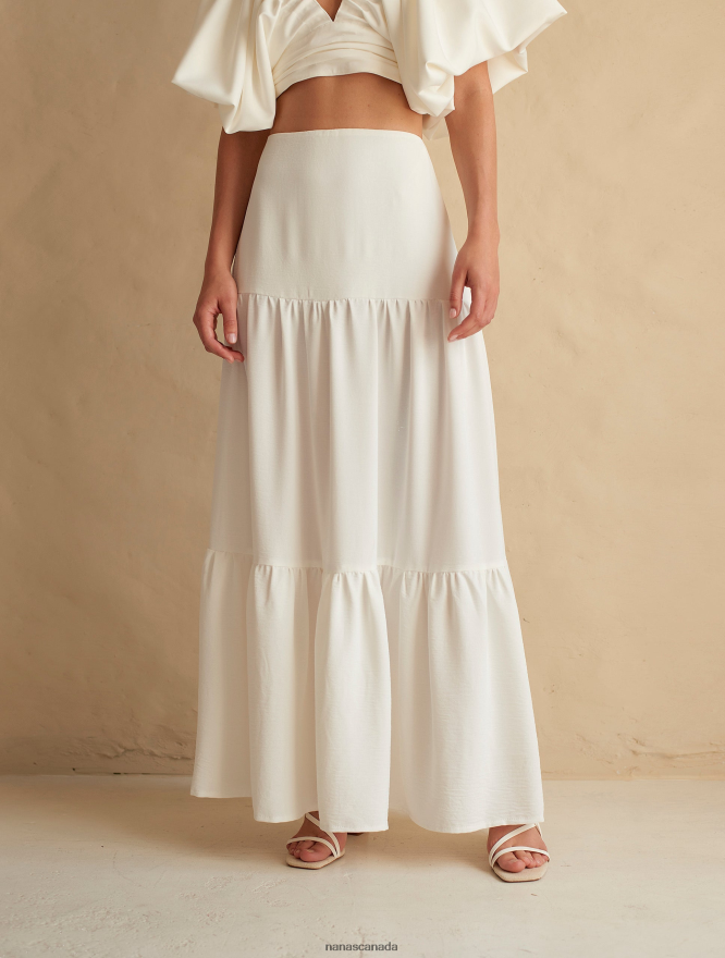 Nana's Canada Ecru Marbella Skirt V06HD2133