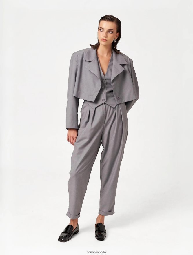 Nana's Canada Grey London Pants V06HD2117