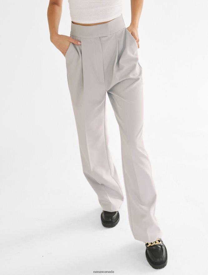 Nana's Canada Light Gray Always Pants V06HD2130