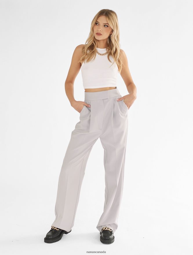 Nana's Canada Light Gray Always Pants V06HD2130