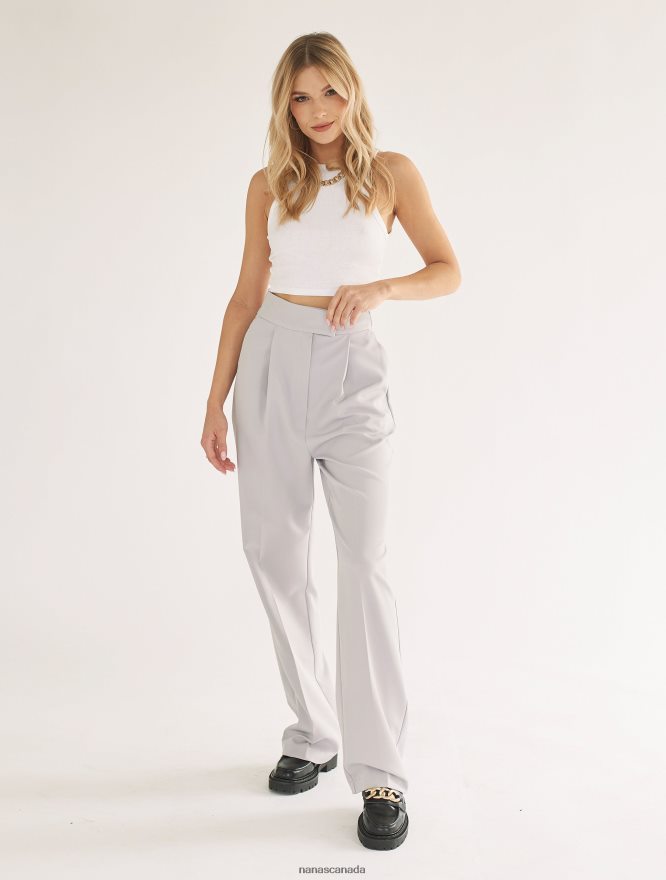 Nana's Canada Light Gray Always Pants V06HD2130