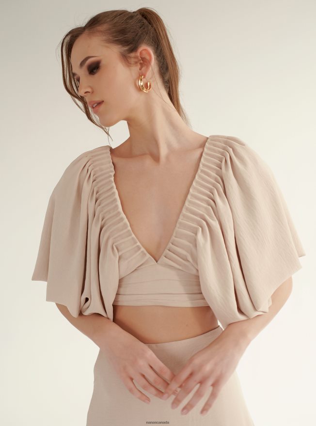 Nana's Canada Beige Gaia Top V06HD2135