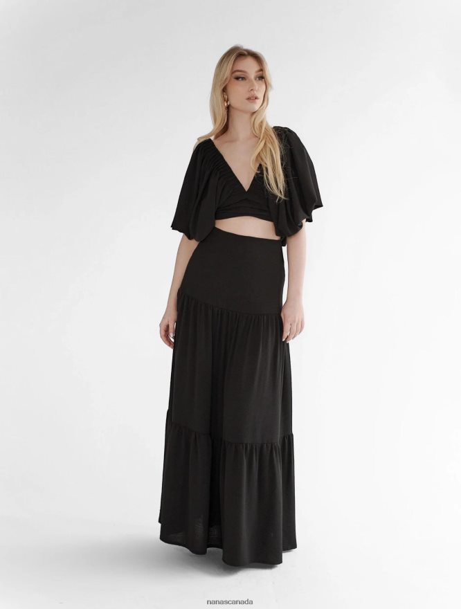 Nana's Canada Black Gaia Top V06HD2137