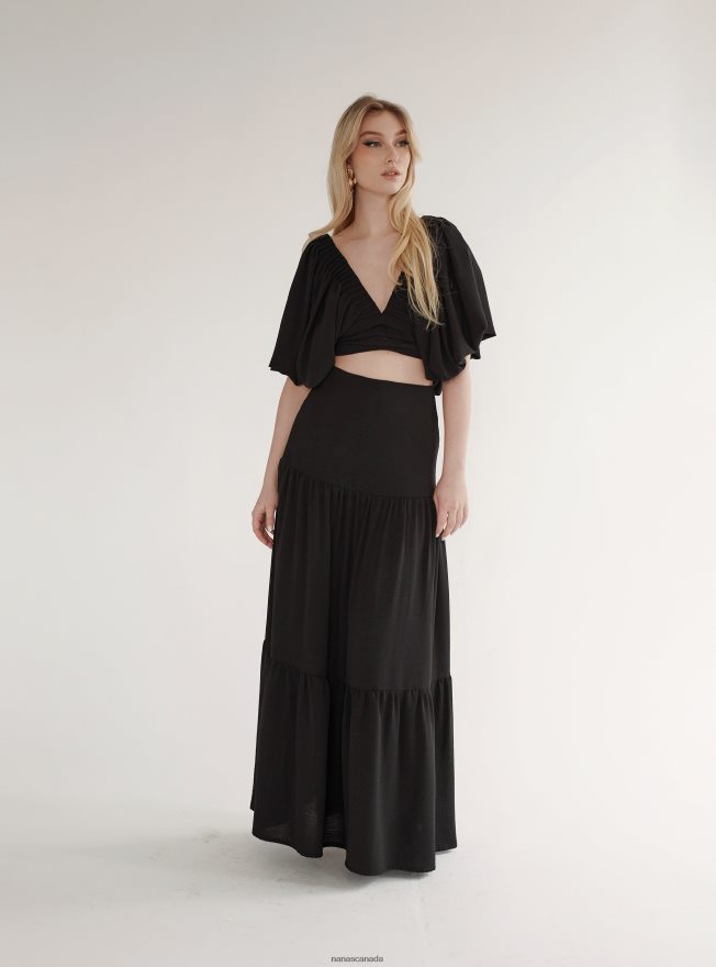 Nana's Canada Black Gaia Top V06HD2137