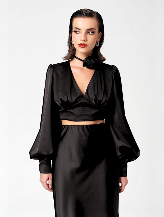 Nana's Canada Black Melrose Top V06HD2113