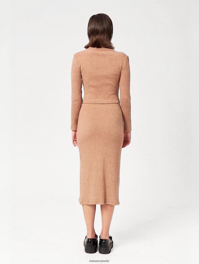 Nana's Canada Camel Maya Turtleneck V06HD2157
