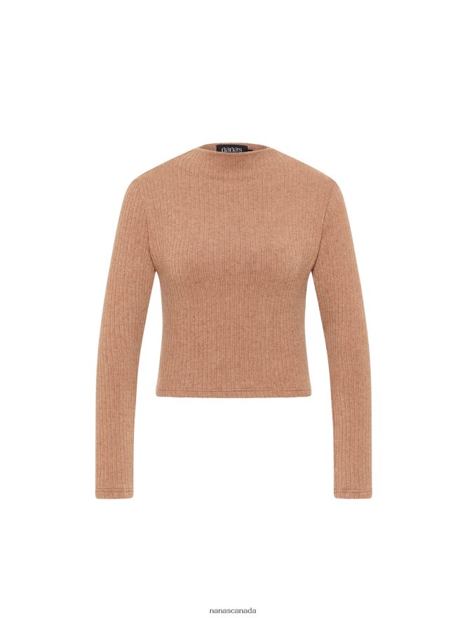 Nana's Canada Camel Maya Turtleneck V06HD2157