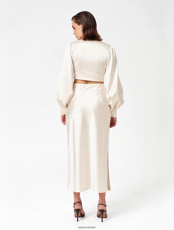 Nana's Canada Ecru Melrose Top V06HD2111