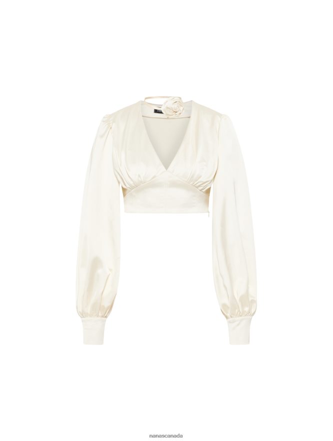 Nana's Canada Ecru Melrose Top V06HD2111